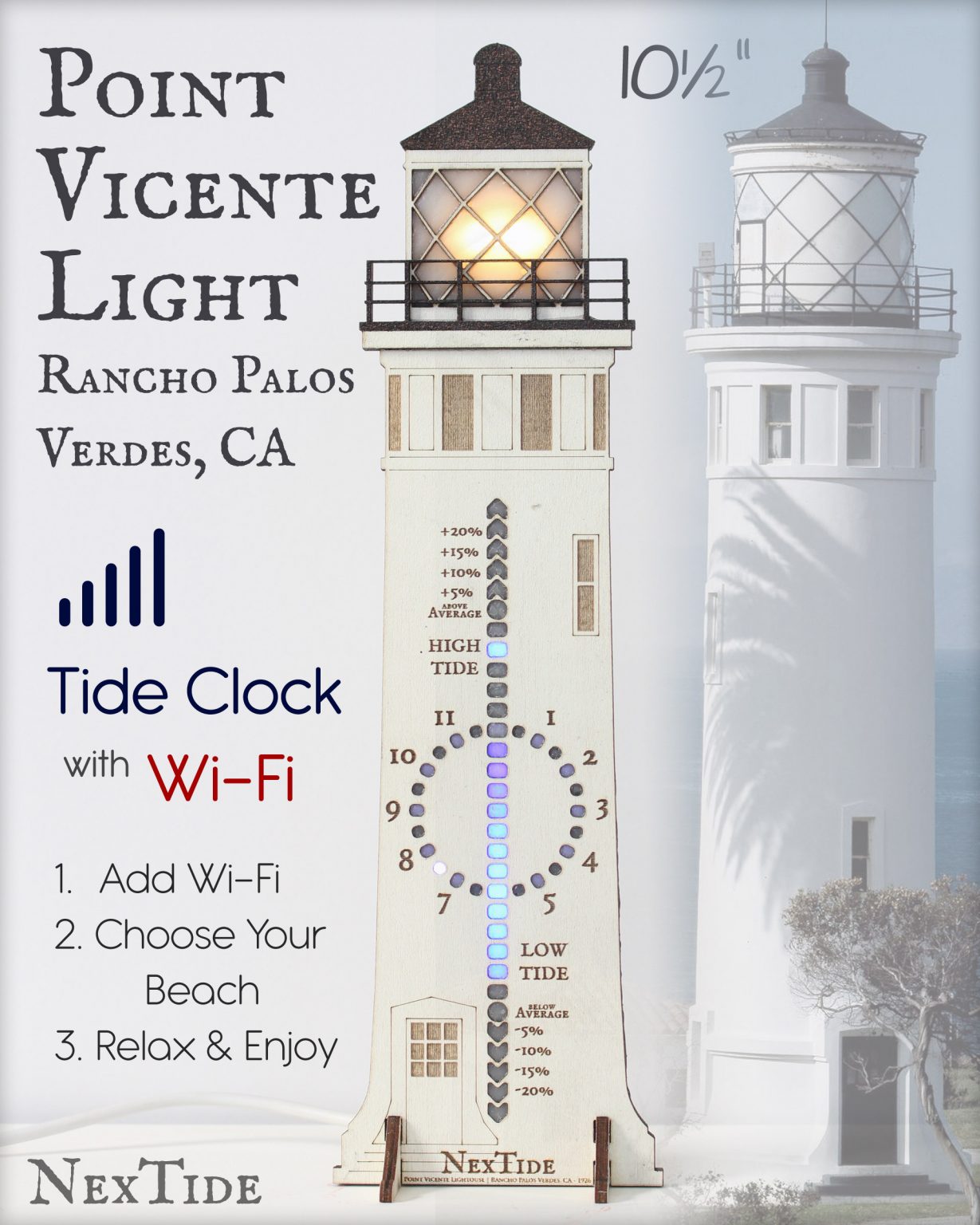 Nextide NexTide – Home of the Lighthouse Wi-Fi Tide Clock