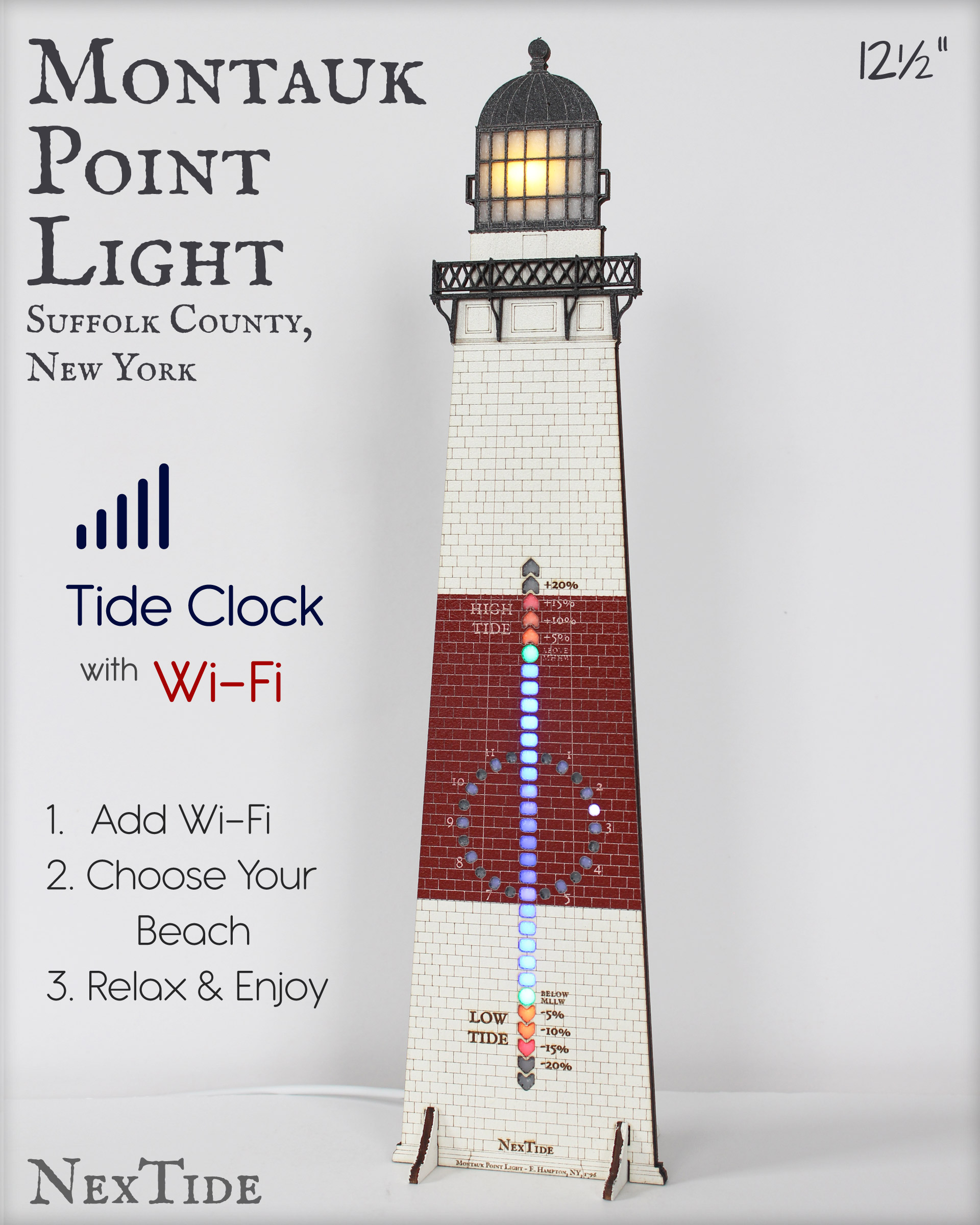 Montauk Point Light 12.5" - Image 2