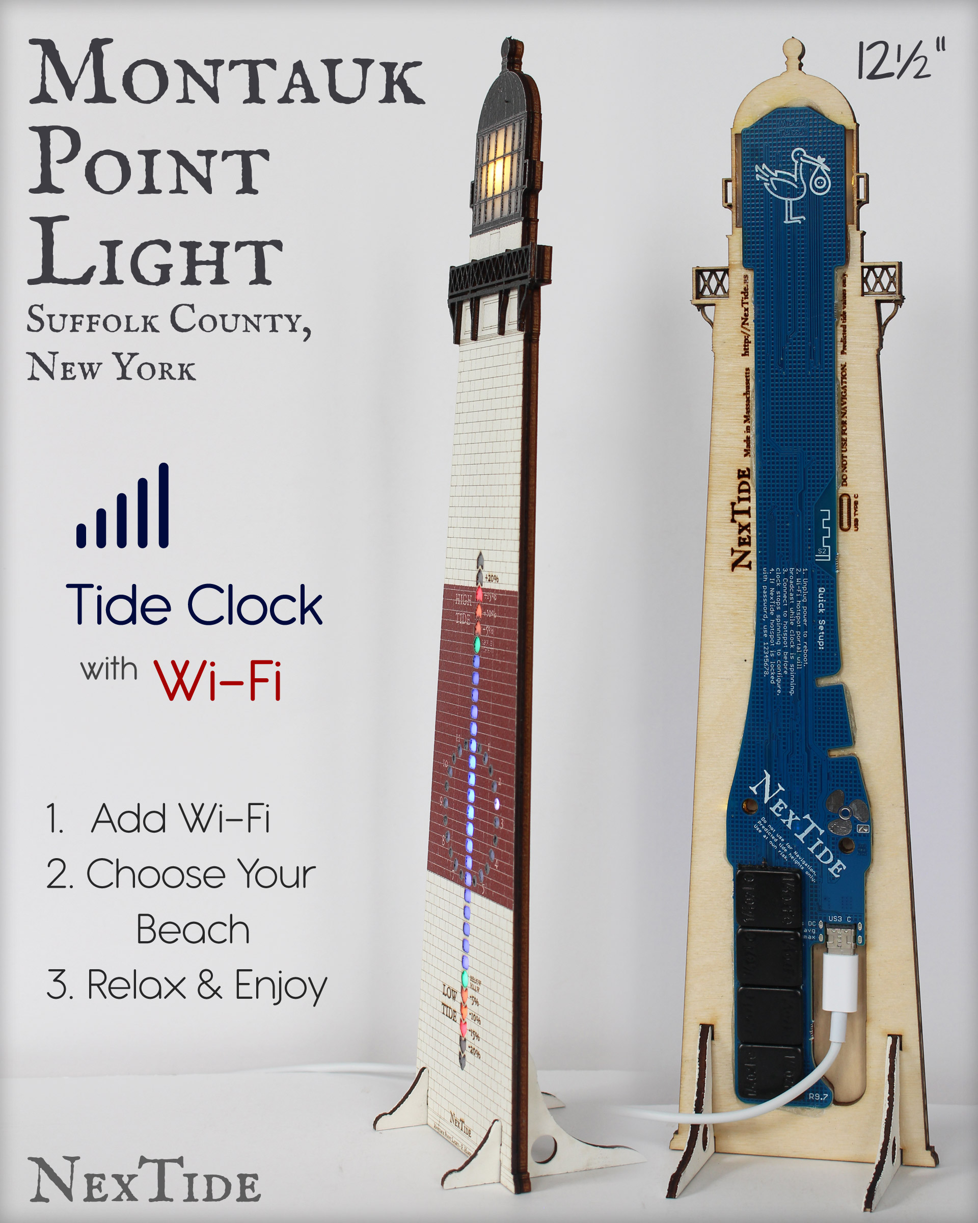 Montauk Point Light 12.5" - Image 3