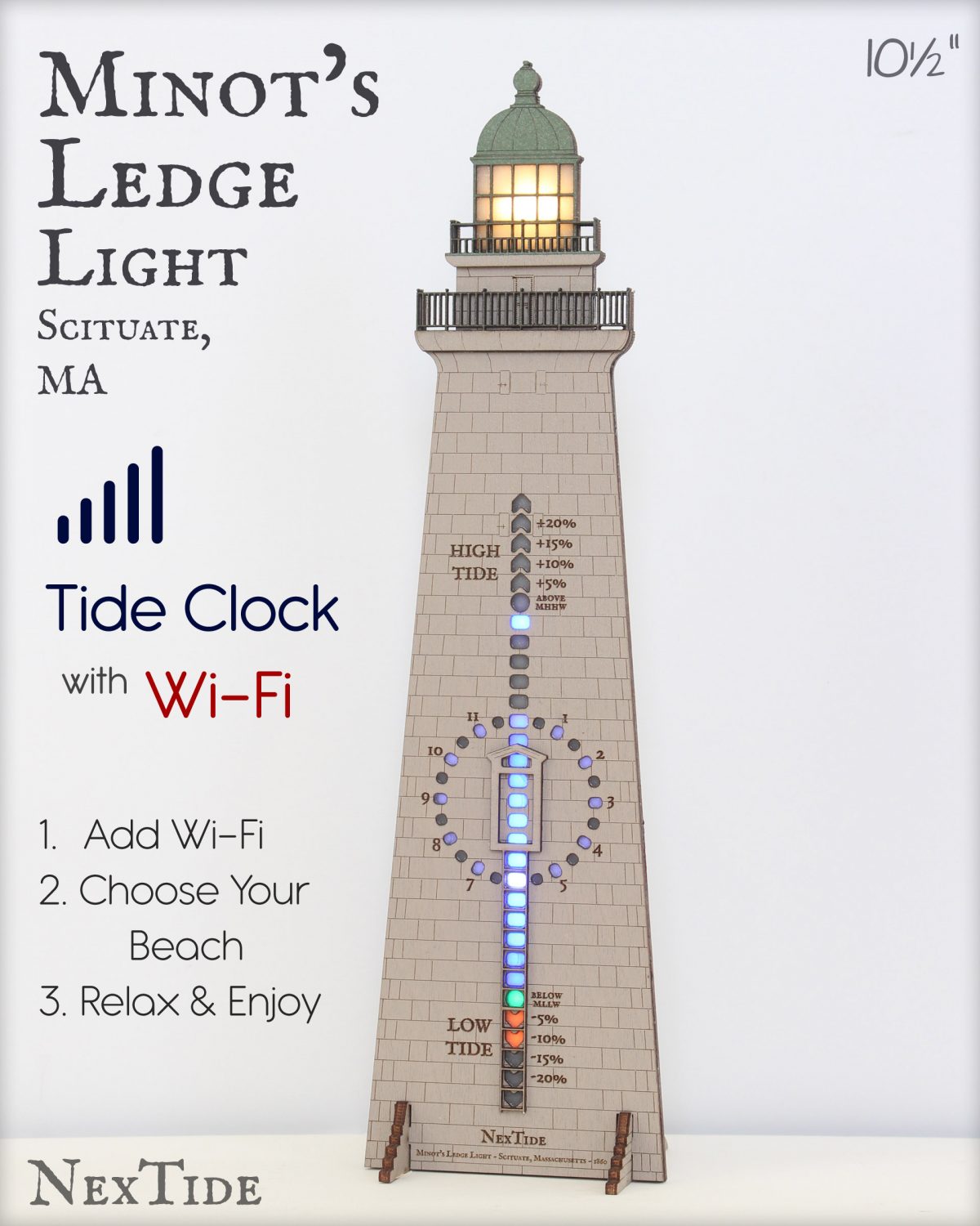 Minots Ledge Light 10.5" - Image 2