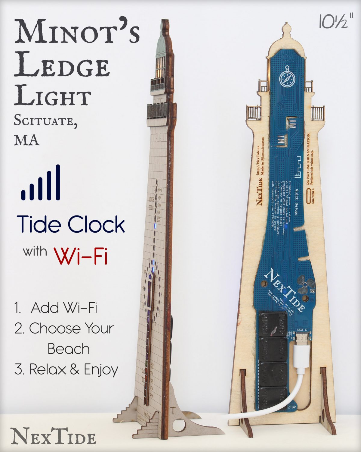 Minots Ledge Light 10.5" - Image 3