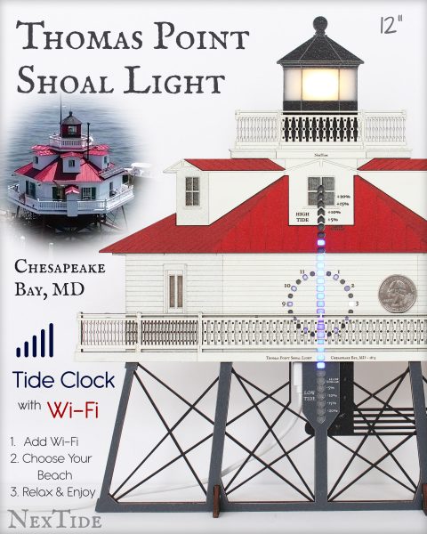Thomas Point Shoal Light 12"
