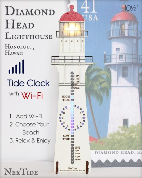 Diamond Head Lighthouse 10.5"