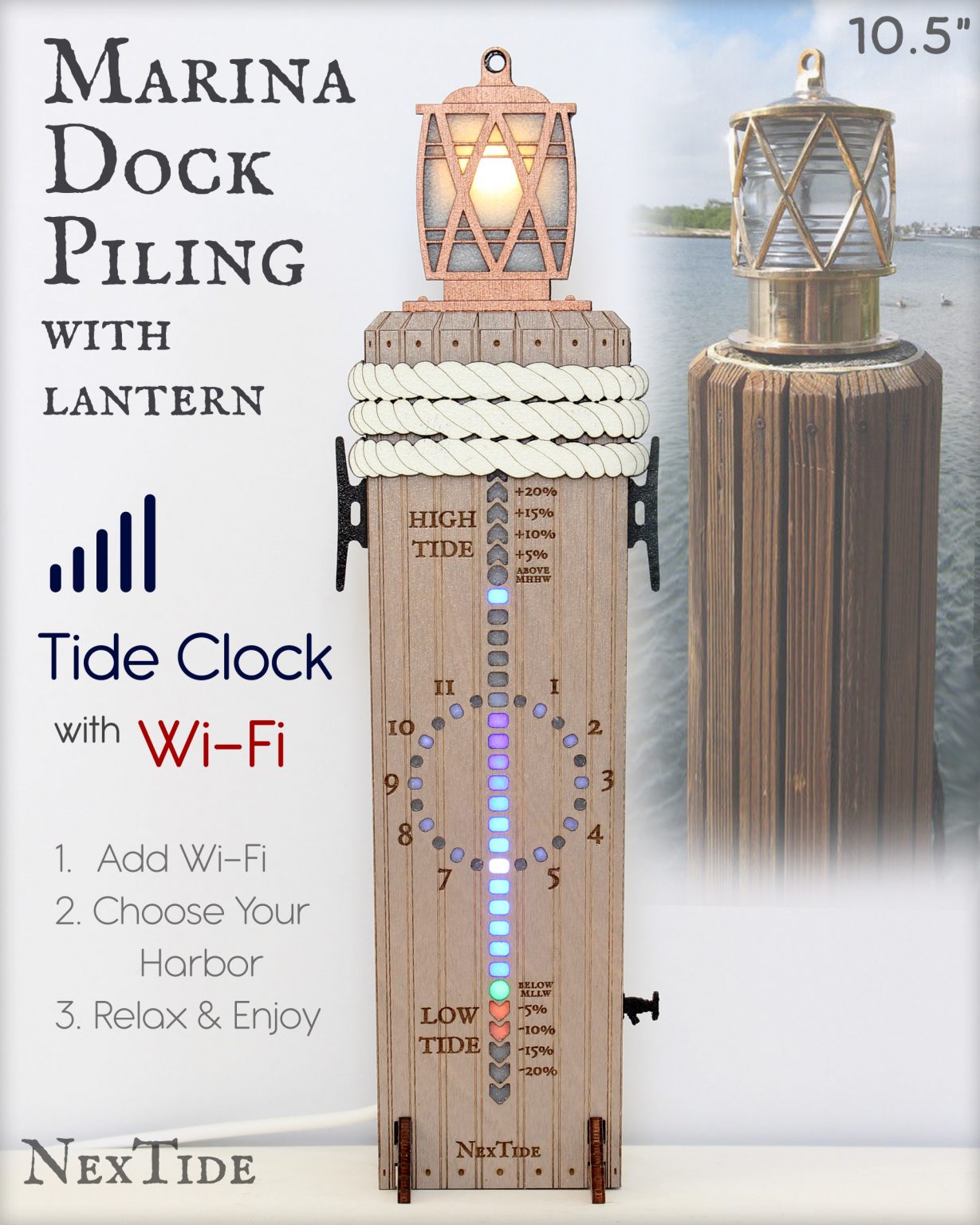 Nextide NexTide – Home of the Lighthouse Wi-Fi Tide Clock
