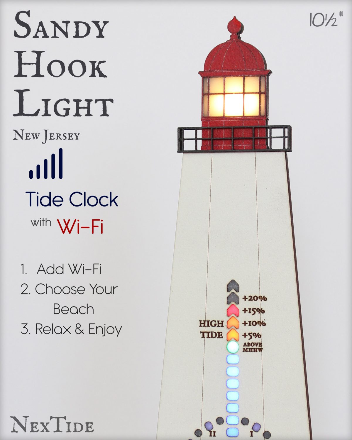 Sandy Hook Light 10.5" - Image 3