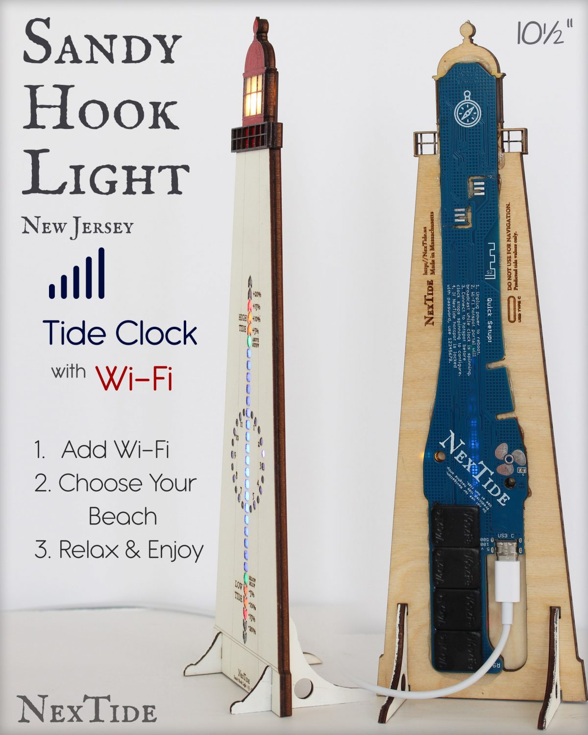 Sandy Hook Light 10.5" - Image 4
