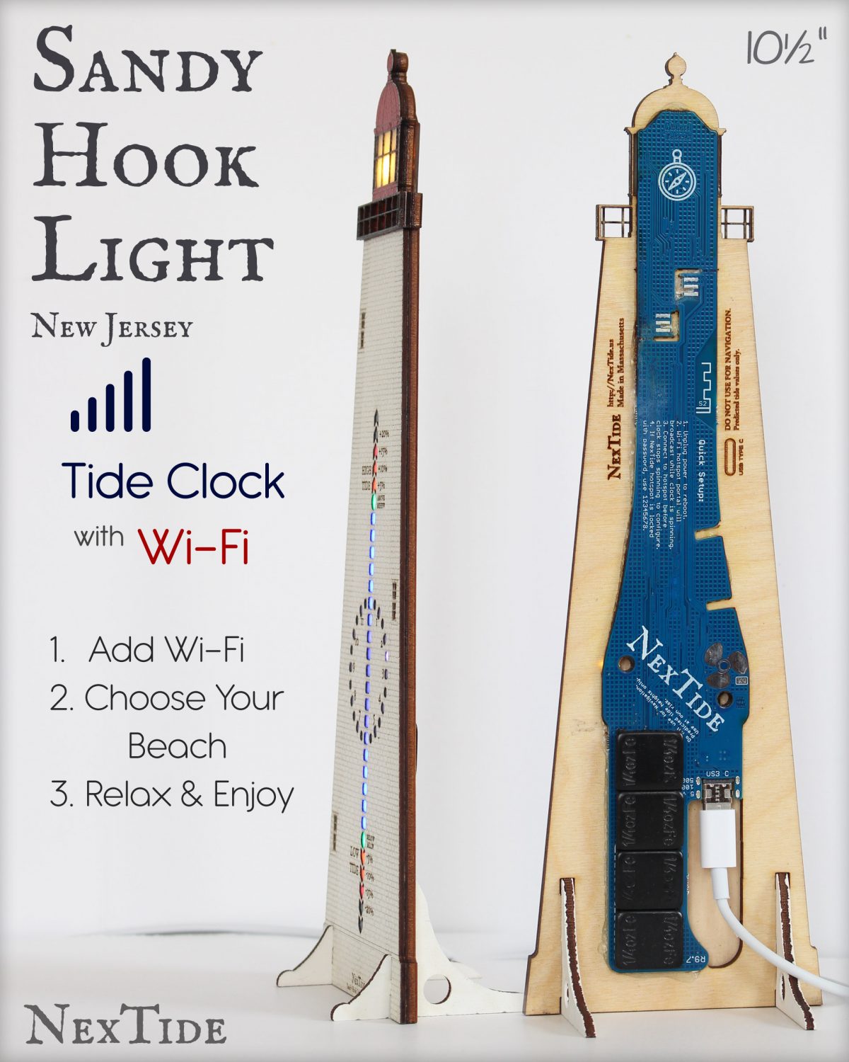 Sandy Hook Light 10.5" - Image 4