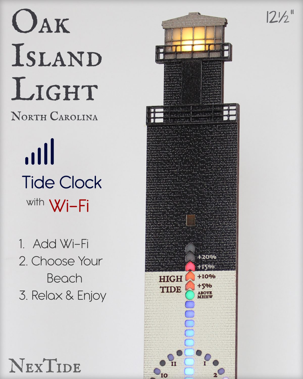 Oak Island Light 12.5" - Image 2