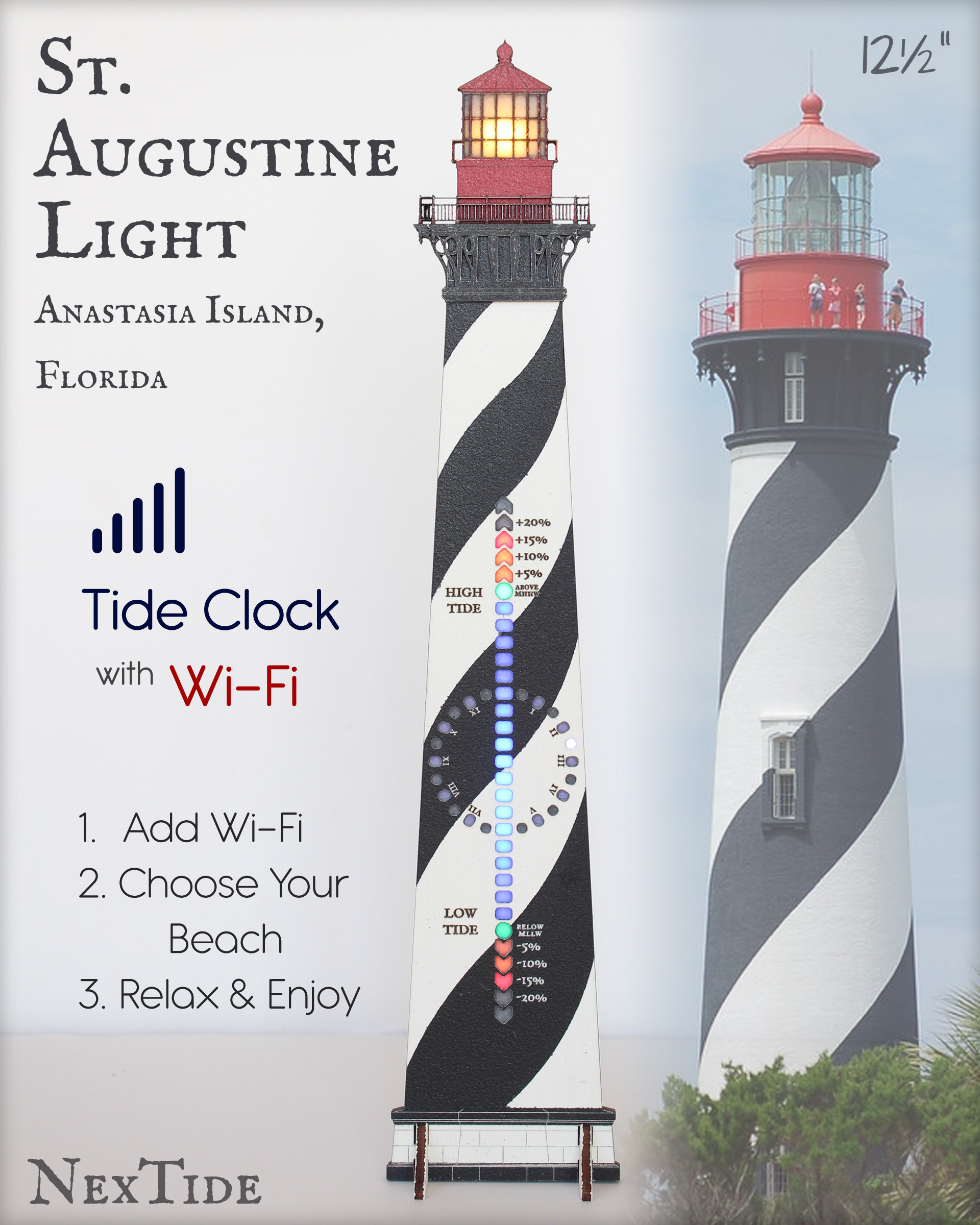 St. Augustine Light 12.5"