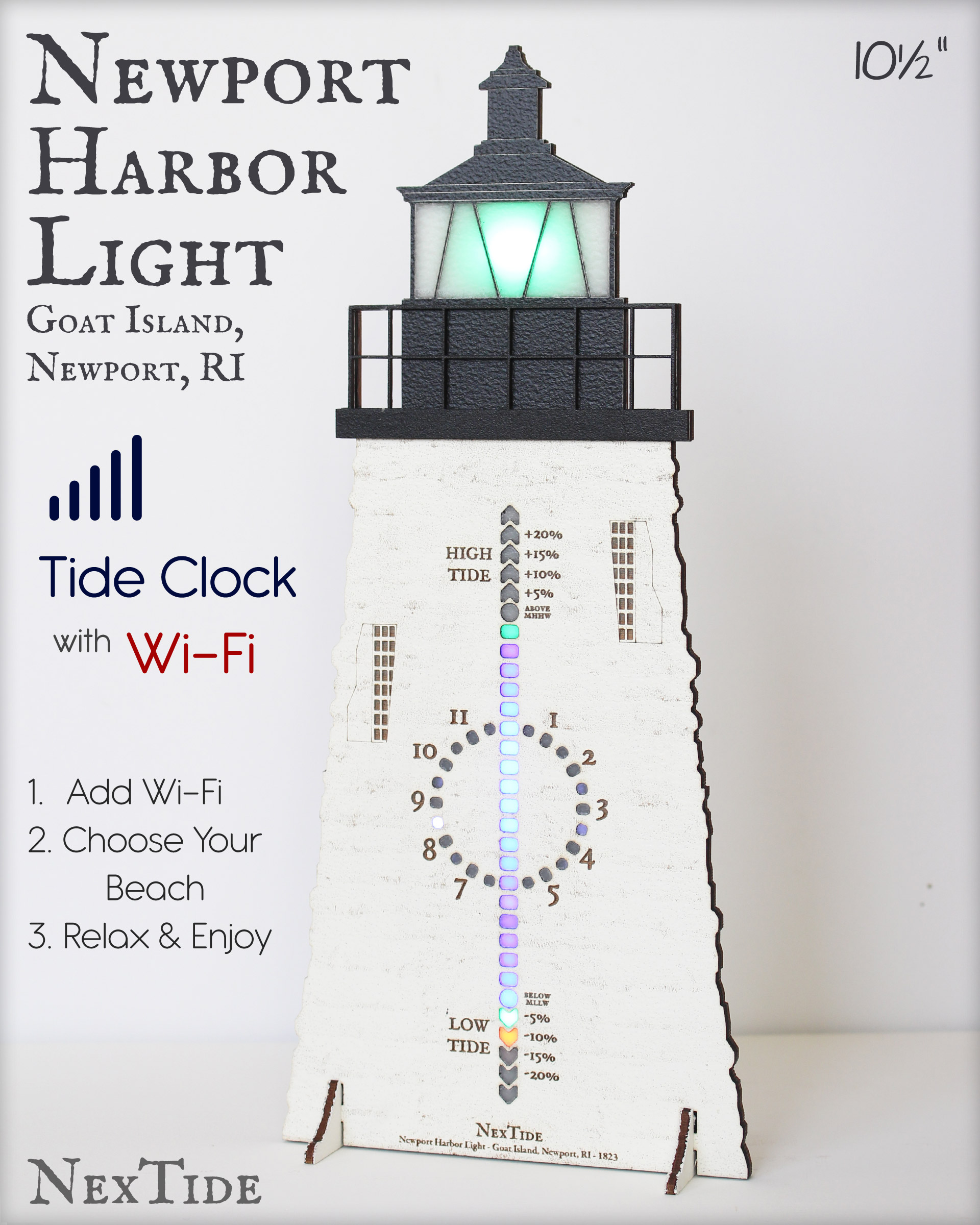 Newport Harbor Light 10.5" - Image 2
