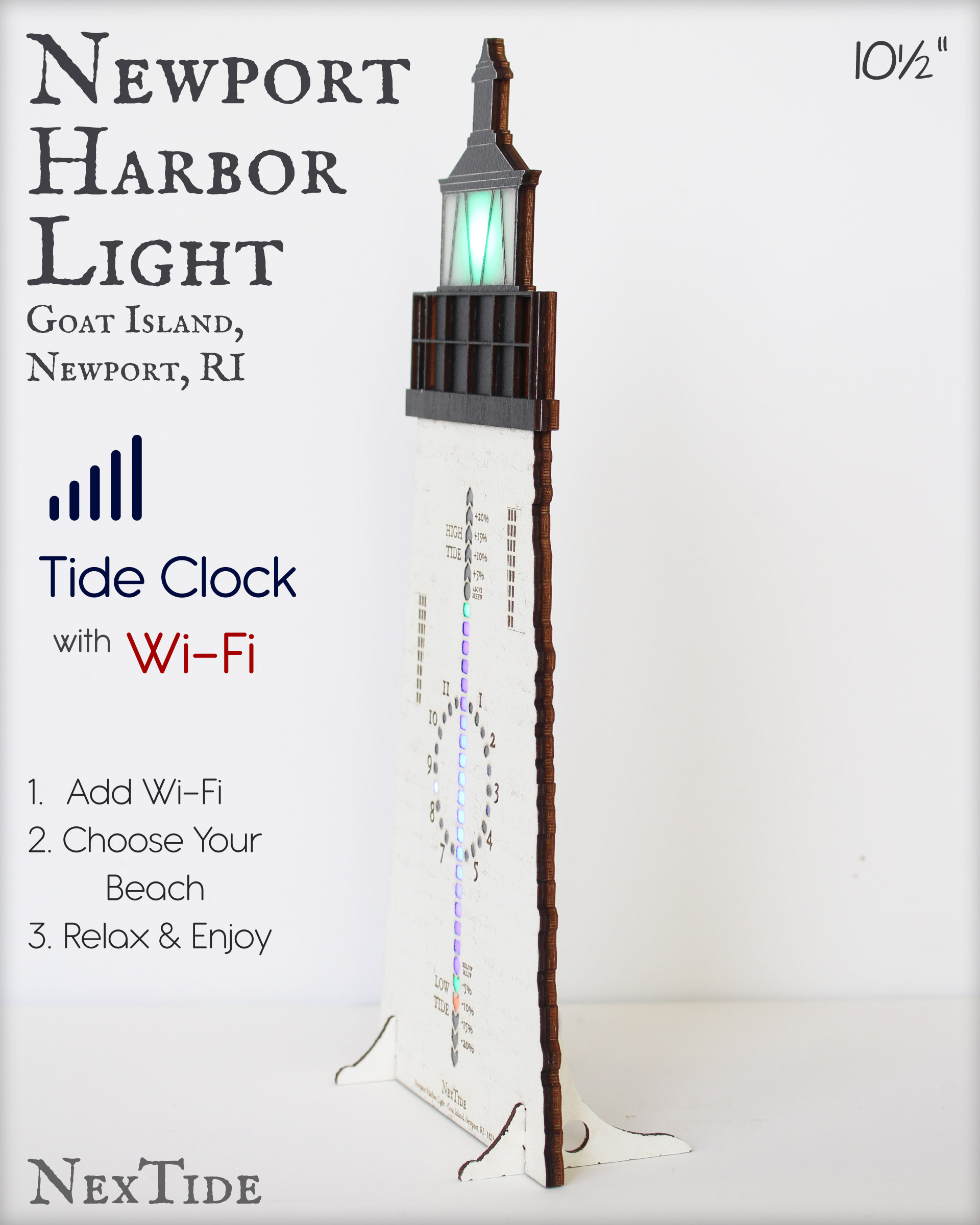 Newport Harbor Light 10.5" - Image 3