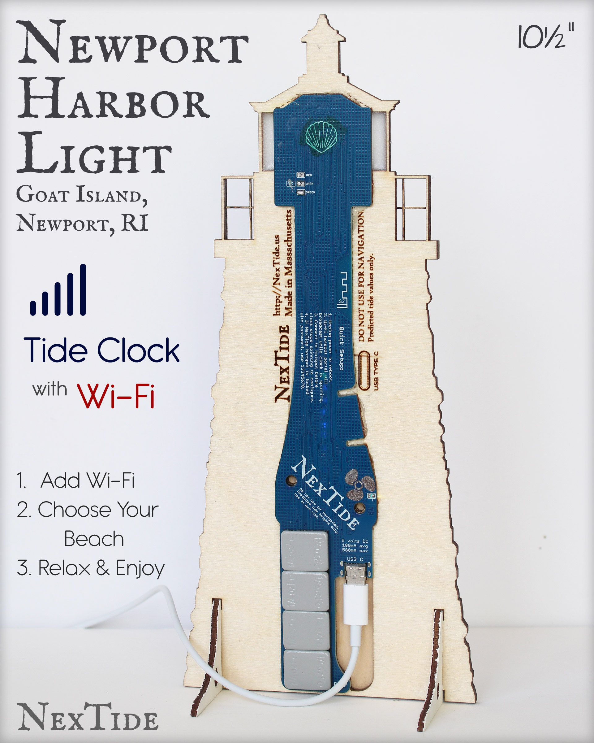 Newport Harbor Light 10.5" - Image 4