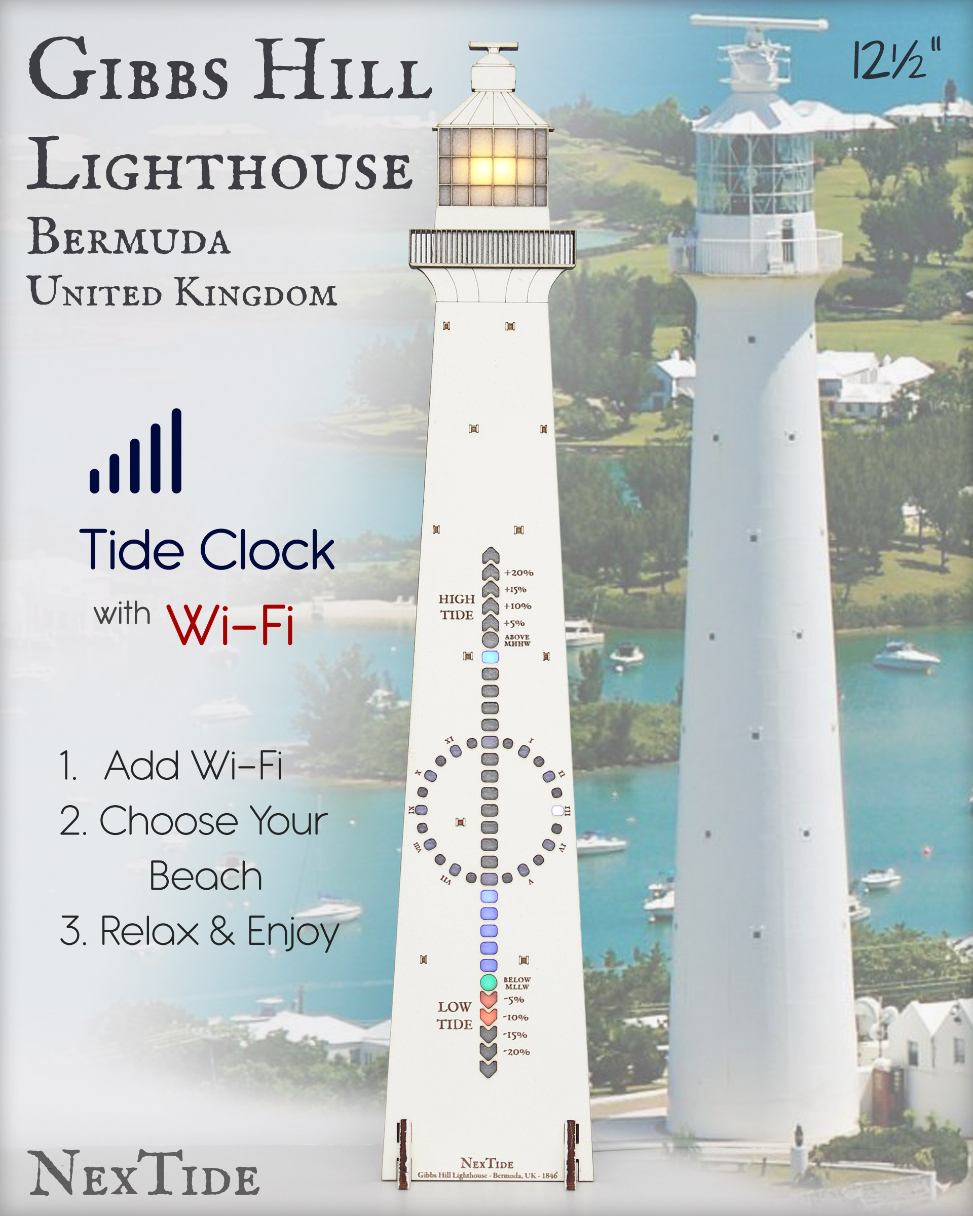 Gibbs Hill Lighthouse 12.5"