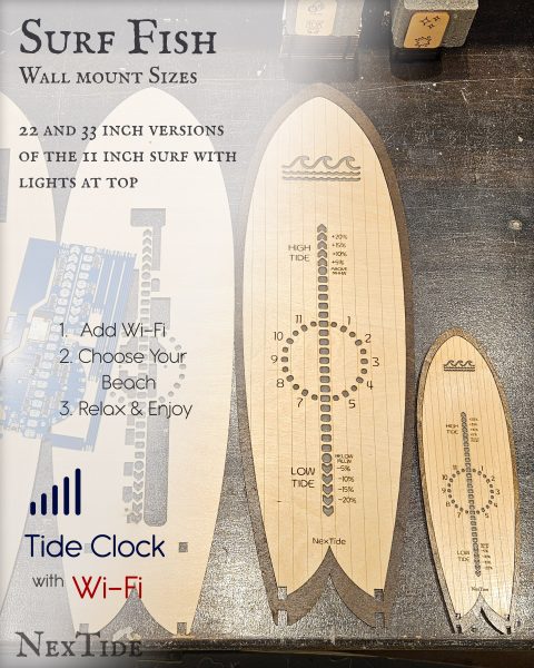 Wall Mount Surf Woody Fish